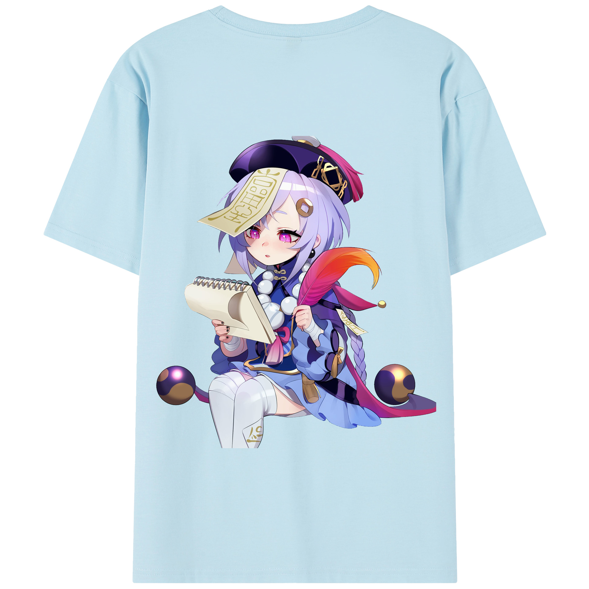 げんし神 七七 なな  genshin Nana 綿100％半袖Tシャツ（背面プリント）